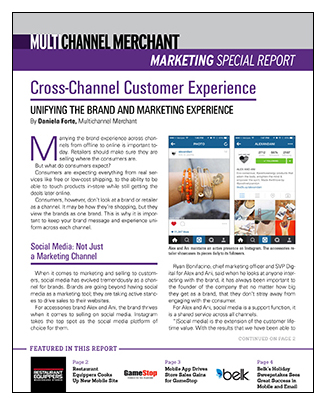 Special Report: Unifying the Brand and Marketing Experience