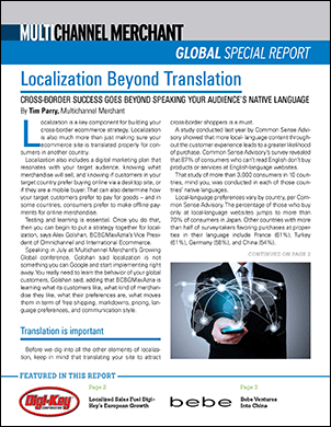 Global Special Report: Localization Beyond Translation