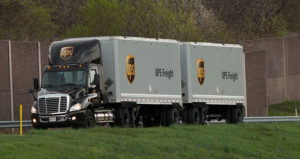 UPS tandem truck feature