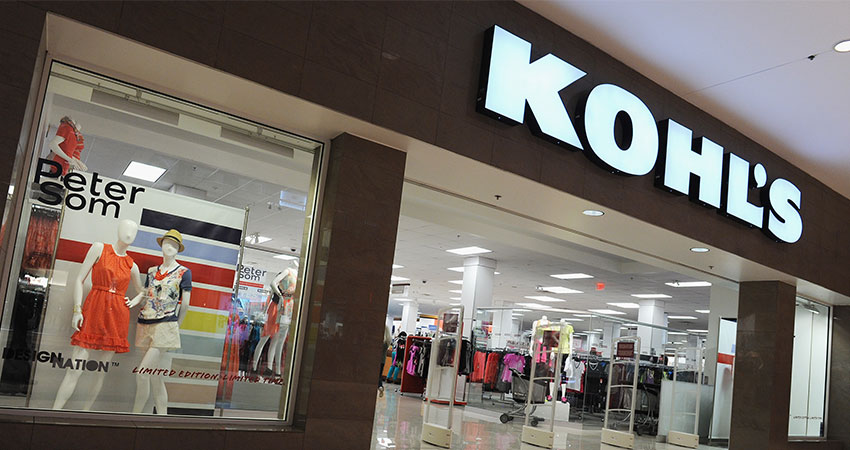 Kohl's mall exterior