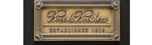 brooks brothers brass plaque