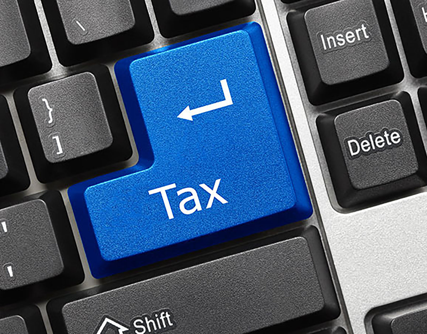 marketplace tax laws keyboard image