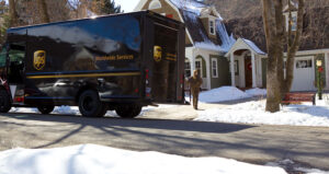 UPS van in snow holiday peak season feature