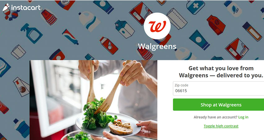Walgreens Instacart feature