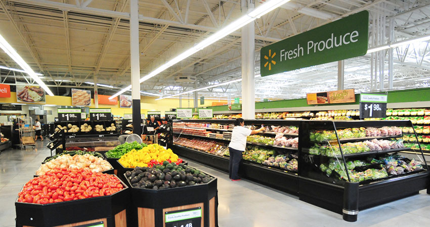 Walmart grocery interior feature