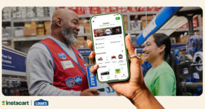 Lowe's and Instacart feature