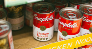 CPG Cambell's cans feature
