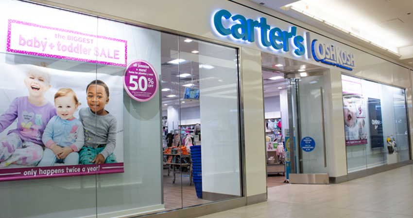 Carter's storefront feature