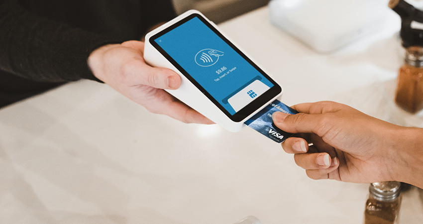 real-time payments card POS feature