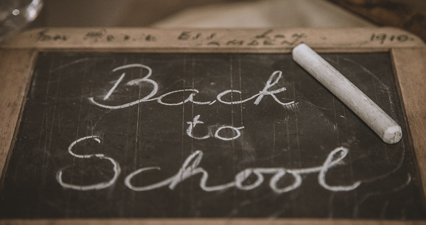 back-to-school chalkboard feature