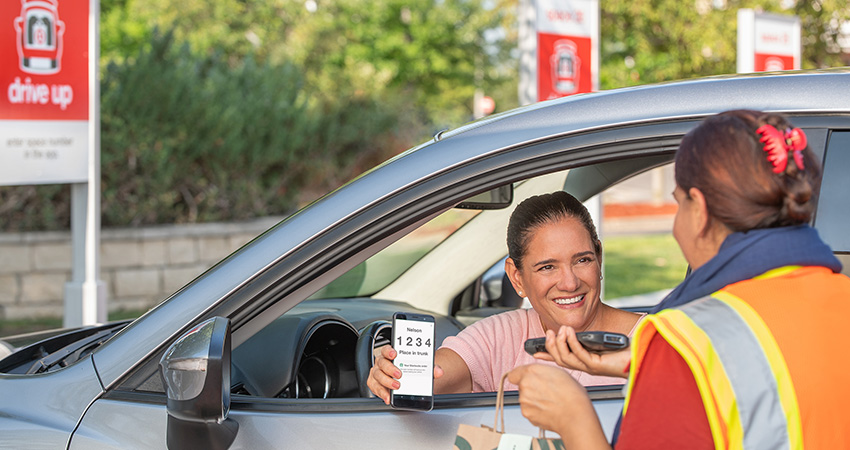 Target Starbucks drive up feature